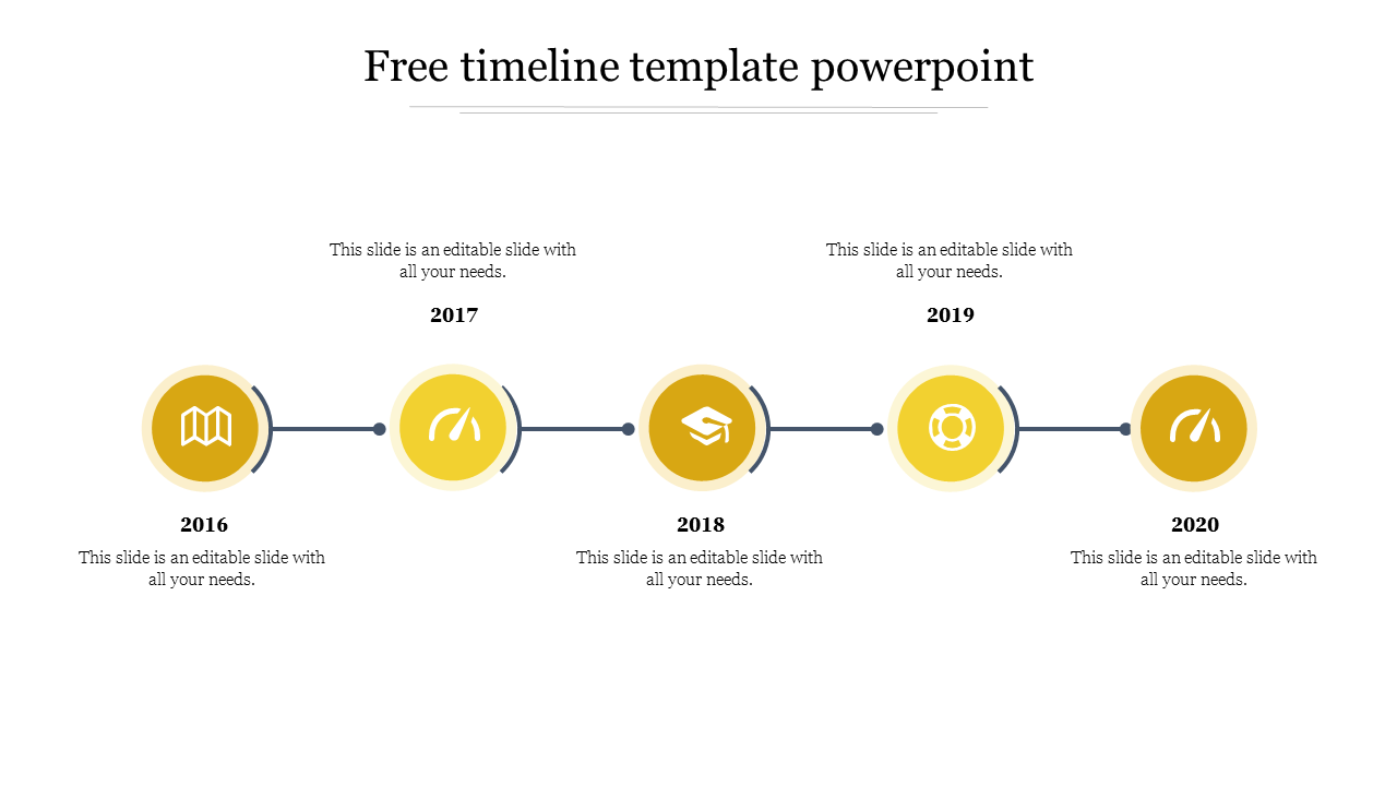 Free - Free Timeline Template PowerPoint 2007 Presentation